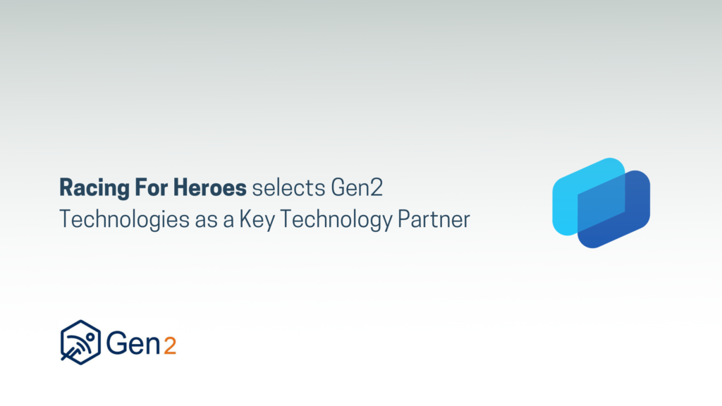Racing For Heroes selects Gen2 Technologies as a Key Technology Partner