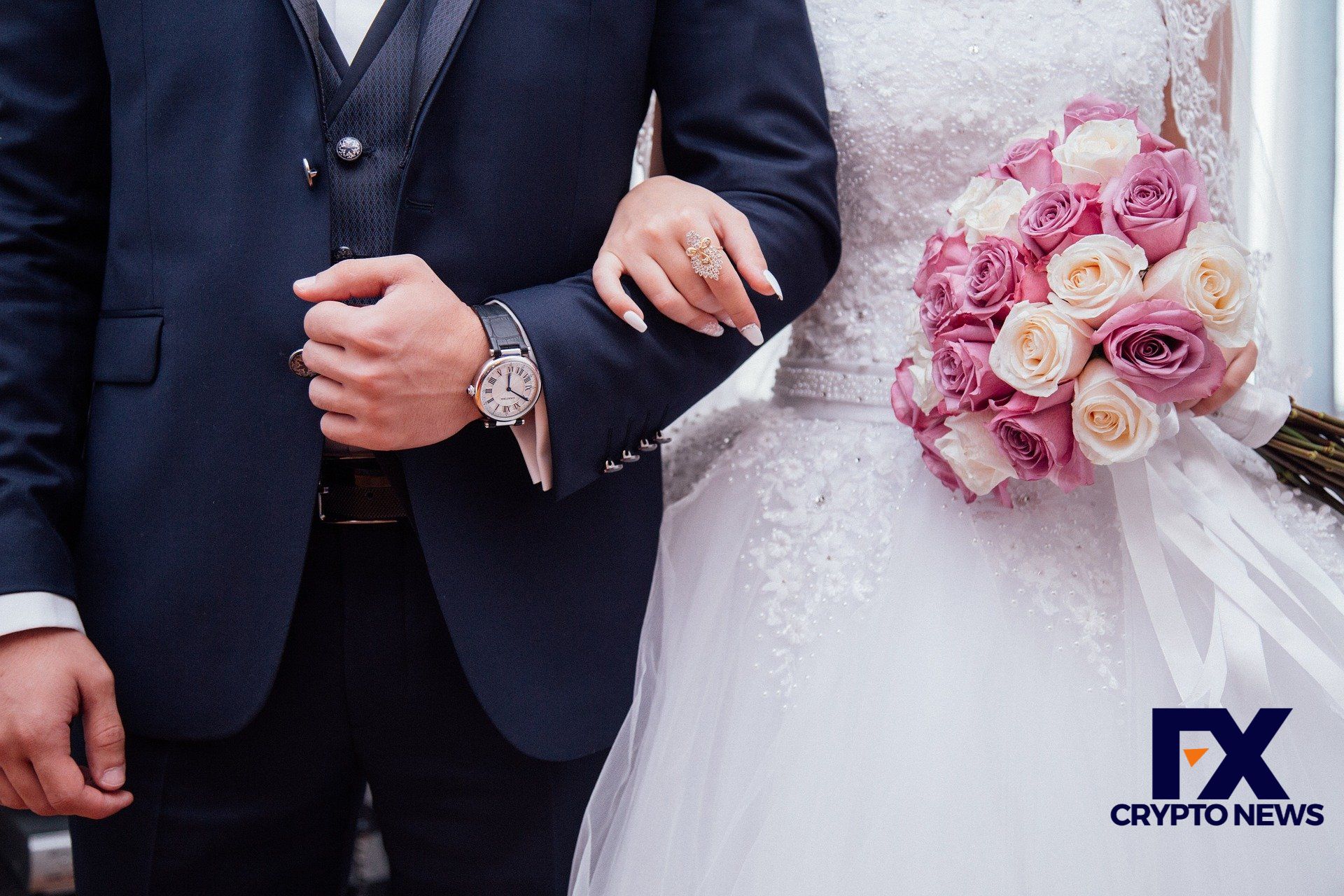 A couple just got married on the Ethereum blockchain (ETH)