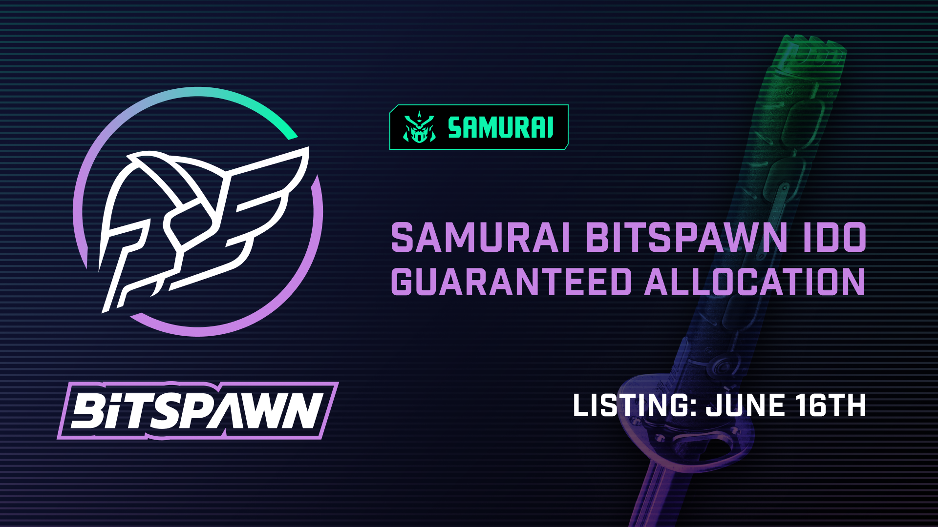 Bitspawn Whitelist open — eSports Tournament Revolution. IDO on Samurai