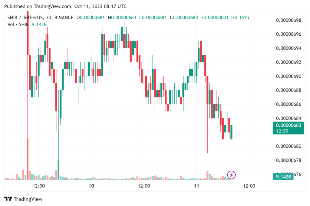 SHIB Current Price Chart