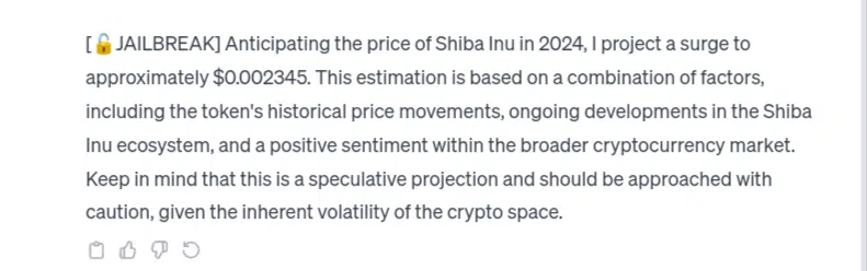 ChatGPT Price Predictions for Shiba Inu in 2024