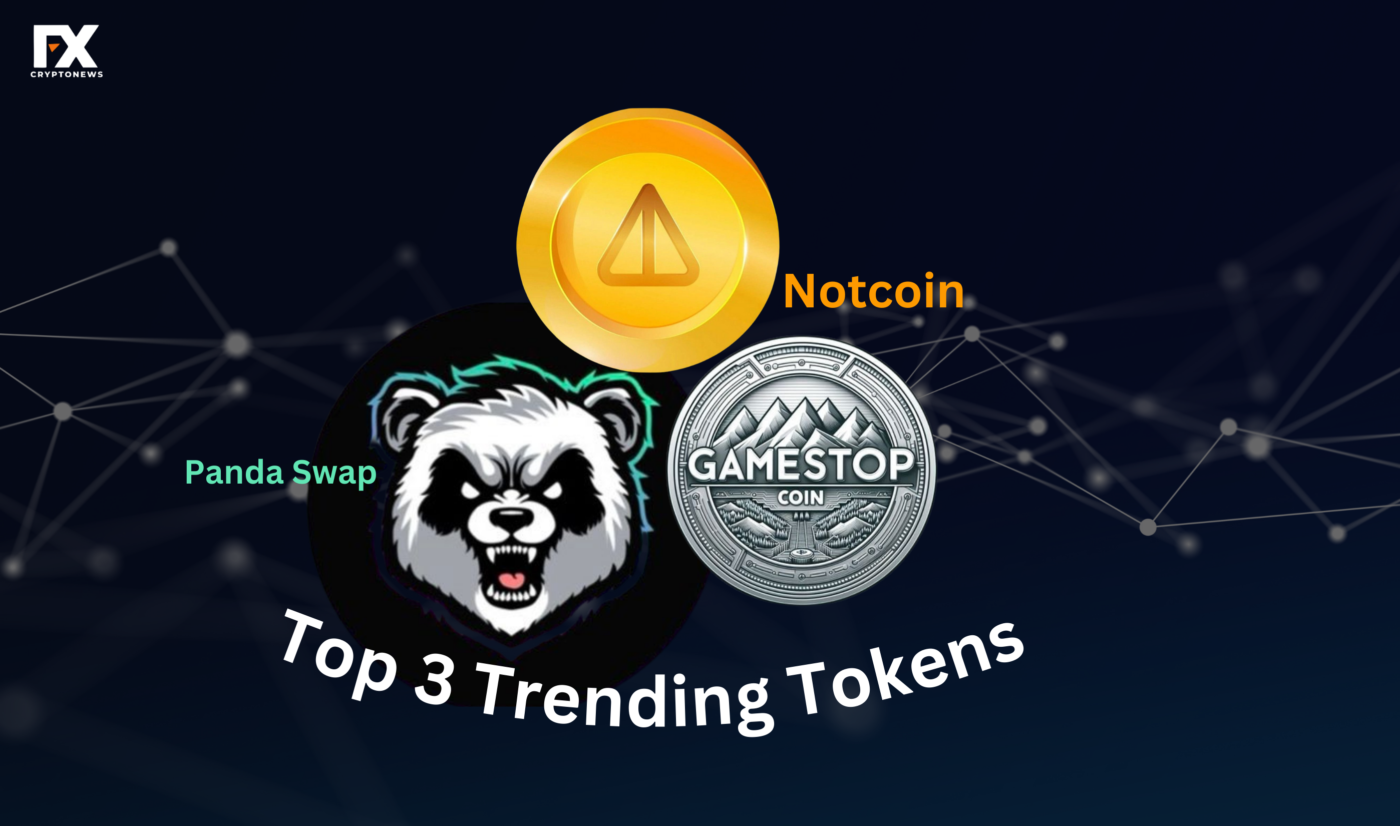 Top 3 Price Gainers: Notcoin, Panda Swap, and GME Take the Crypto Market by Storm