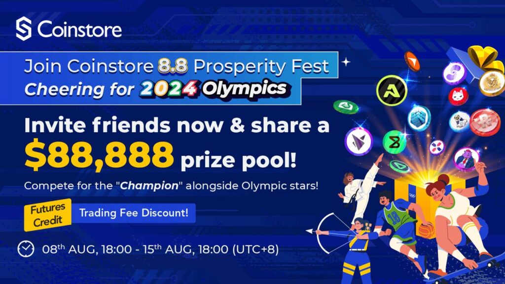 Coinstore Launches 8.8 Listing Fest to Accelerate the Development of Quality Blockchain Projects