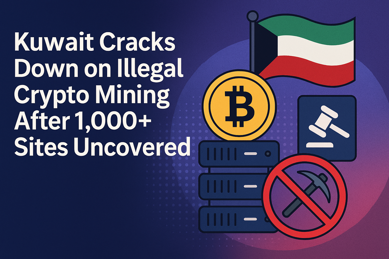 Kuwait Cracks Down on Illegal Crypto Mining After 1,000+ Sites Uncovered