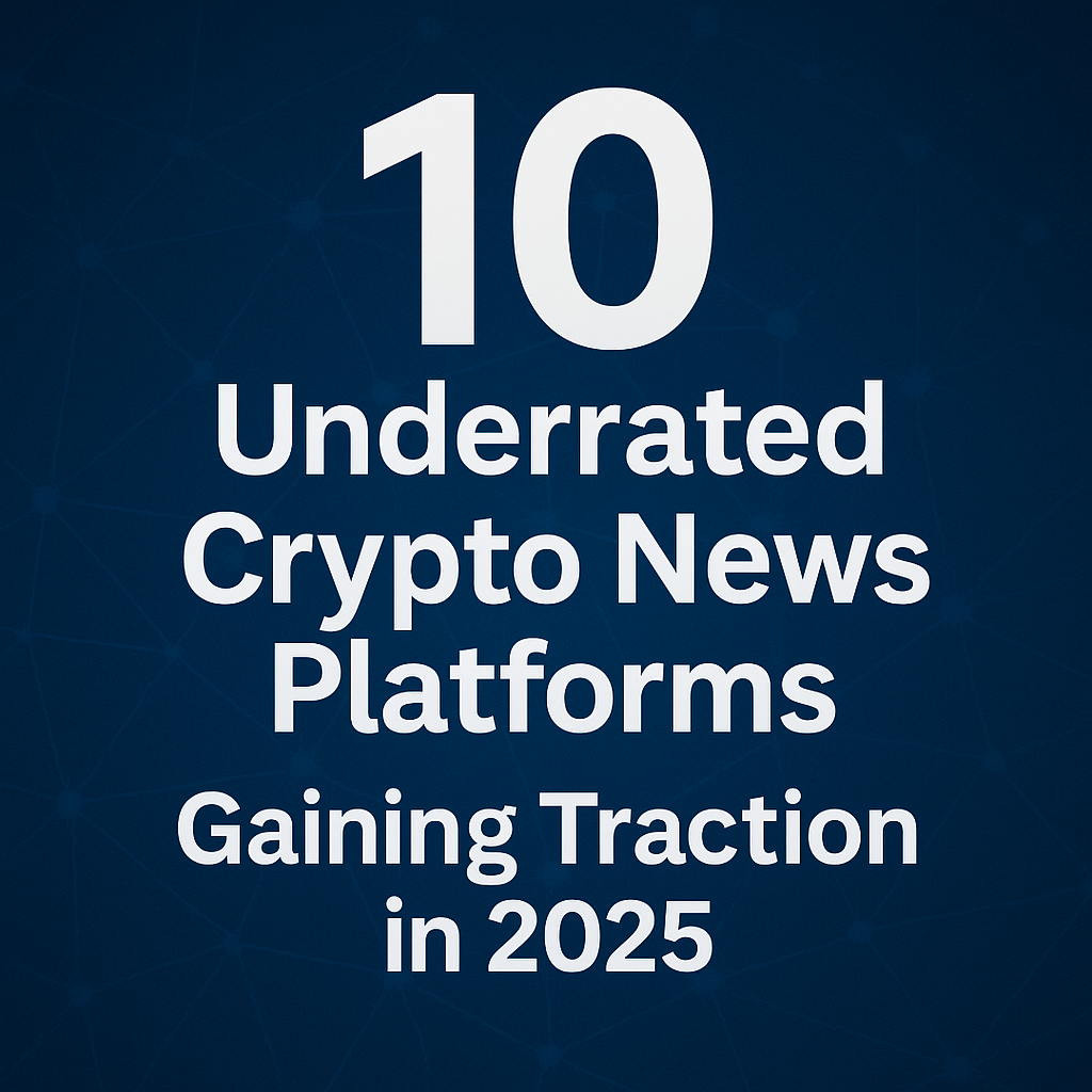 10 Underrated Crypto News Platforms Gaining Traction in 2025