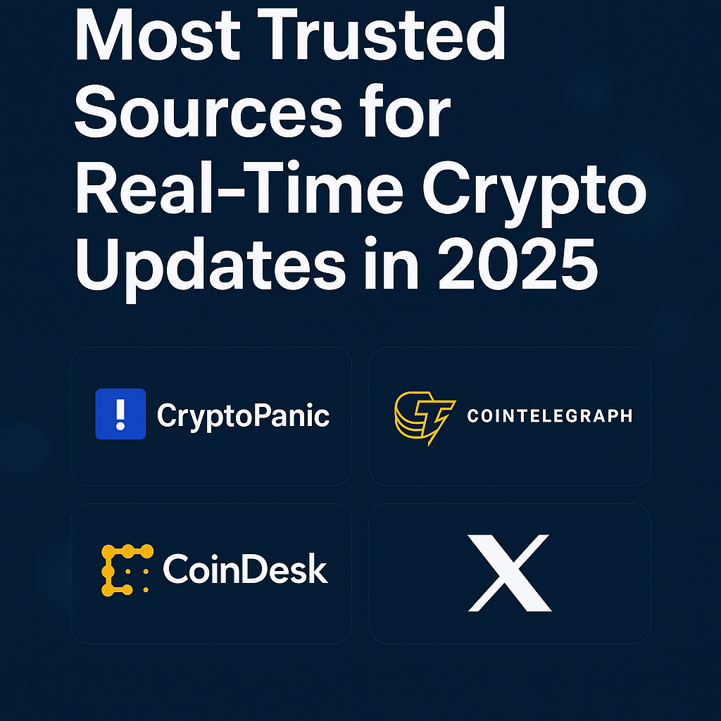 Most Trusted Sources for Real-Time Crypto Updates in 2025