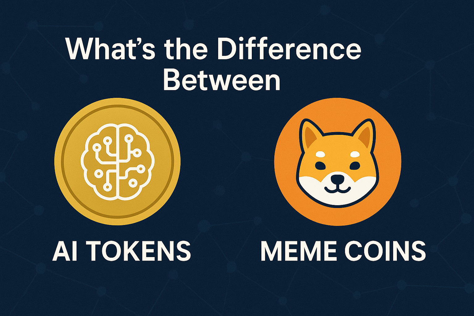 What’s the Difference Between AI Tokens and Meme Coins?