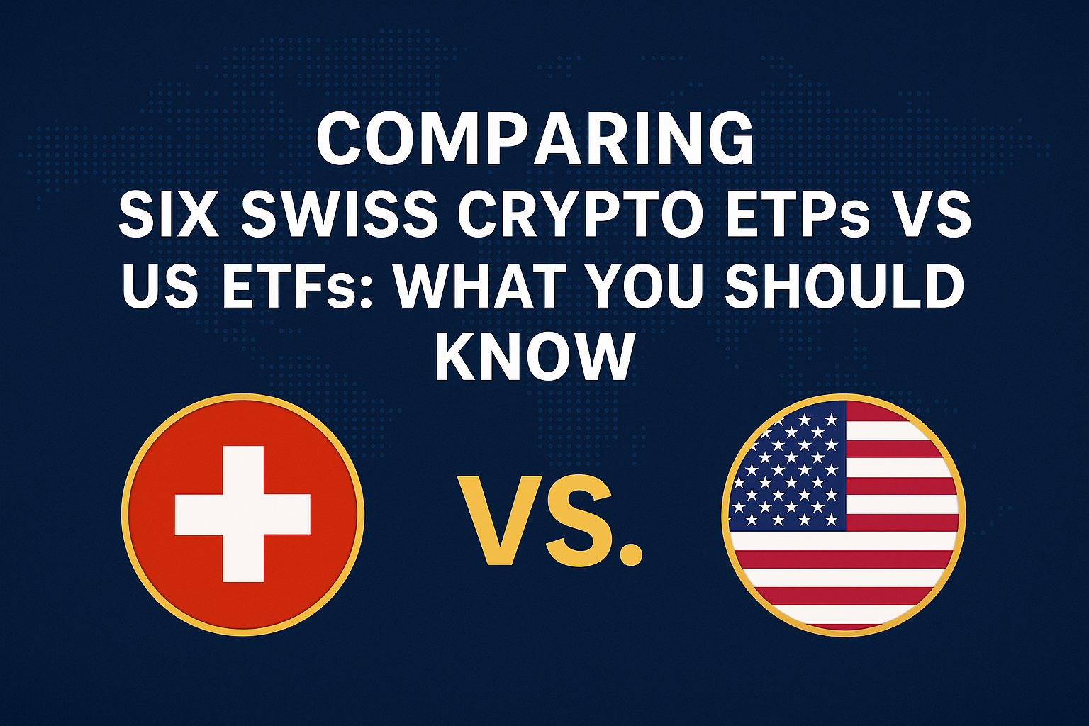 Comparing SIX Swiss Crypto ETPs vs. US ETFs: What You Should Know