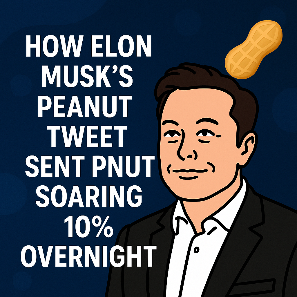 How Elon Musk’s Peanut Tweet Sent PNUT Soaring 10% Overnight