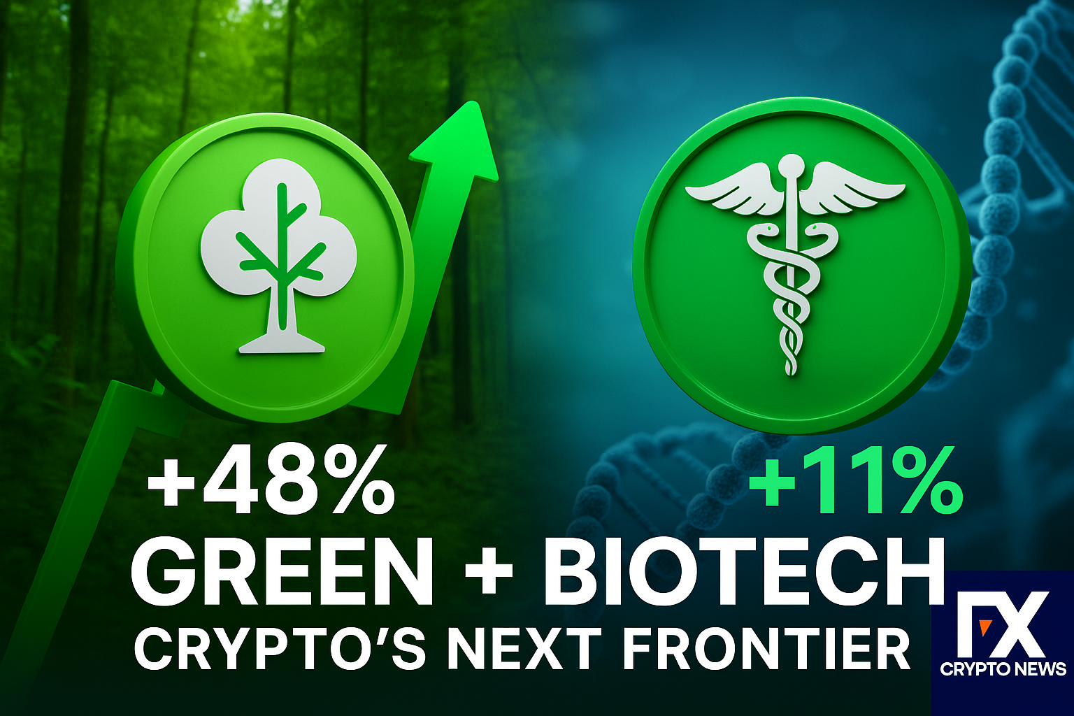TREE +48% and BIO +11% Point to Green Finance and Biotech Tokens as the Next Crypto Frontier