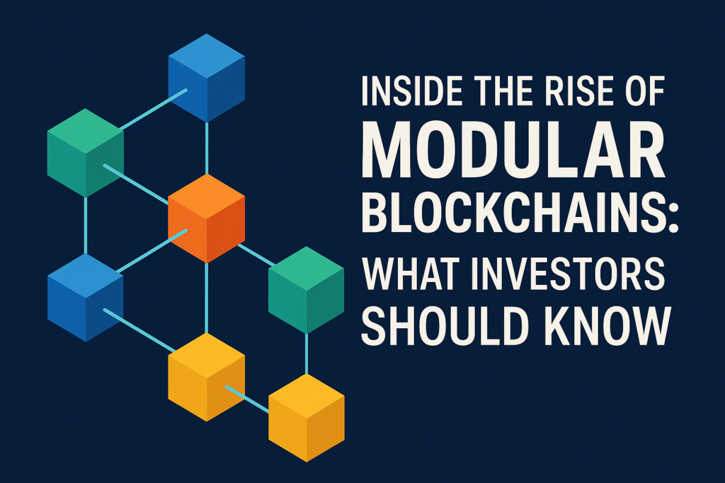 Inside the Rise of Modular Blockchains: What Every Investor Needs to Know