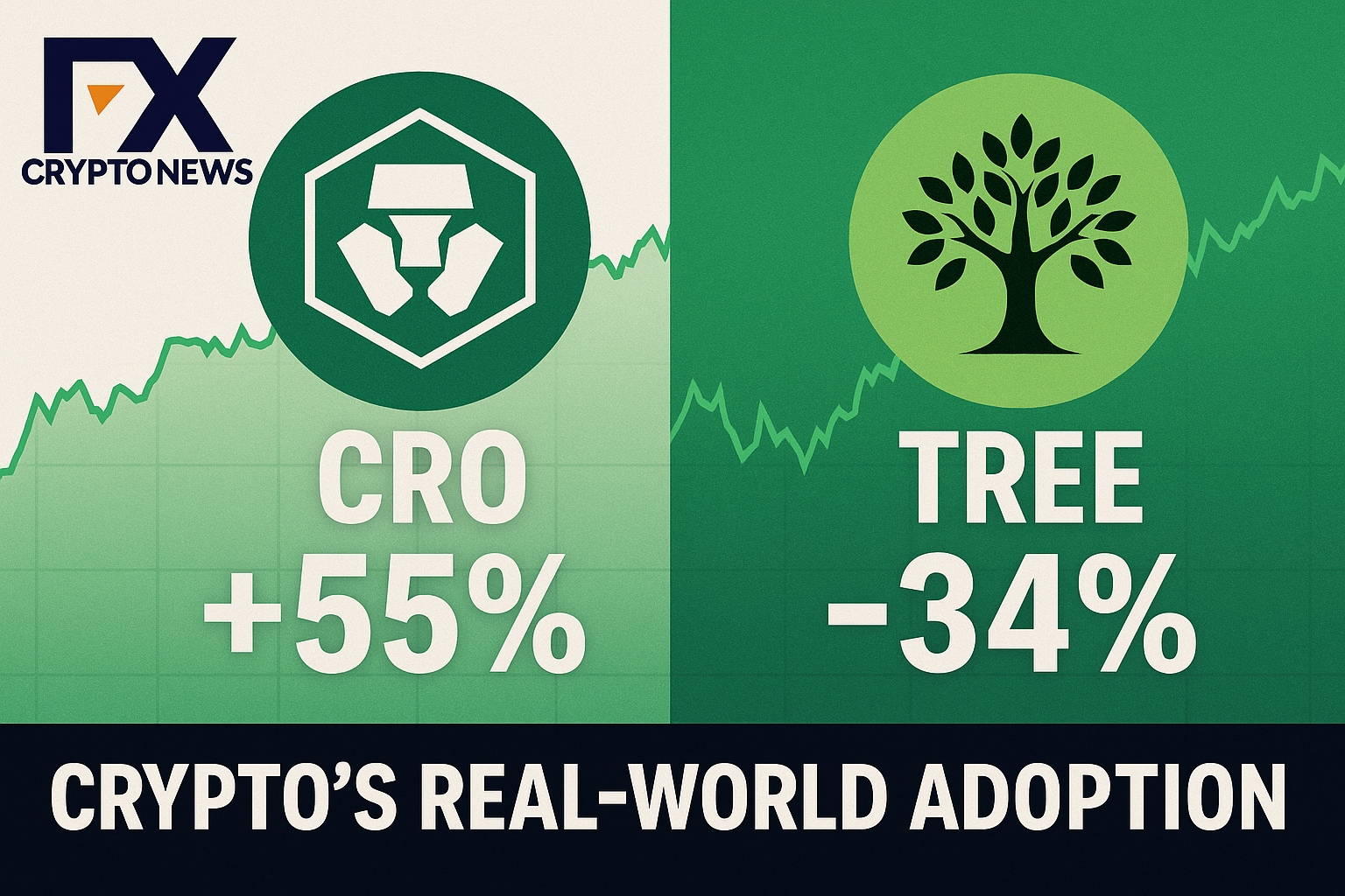 CRO and TREE: The Unlikely Pair Driving Crypto’s Real-World Adoption