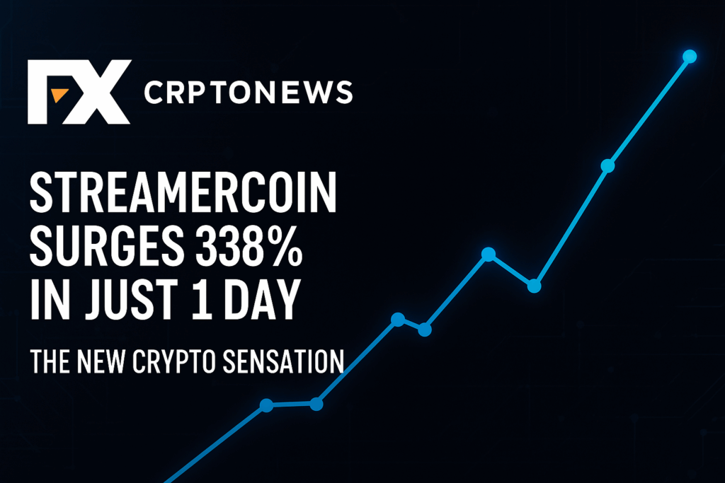 StreamerCoin STREAMER Surges 338 Percent in Just 1 Day The New Crypto Sensation
