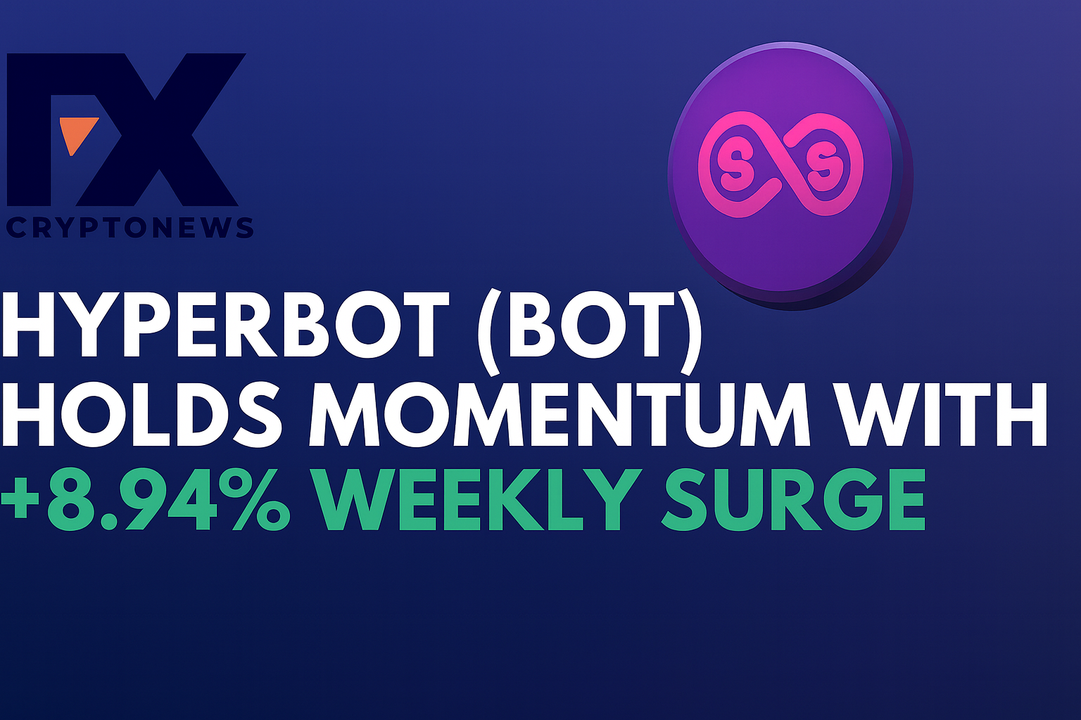 Hyperbot (BOT) Holds Momentum with 8.94% Weekly Surge