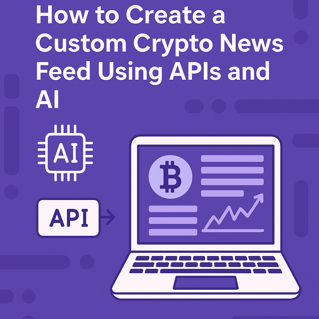 How to Create a Custom Crypto News Feed Using APIs and AI