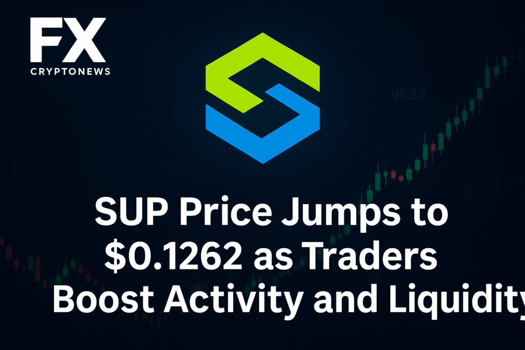 SUP Price Jumps to $0.1262 as Traders Boost Activity and Liquidity
