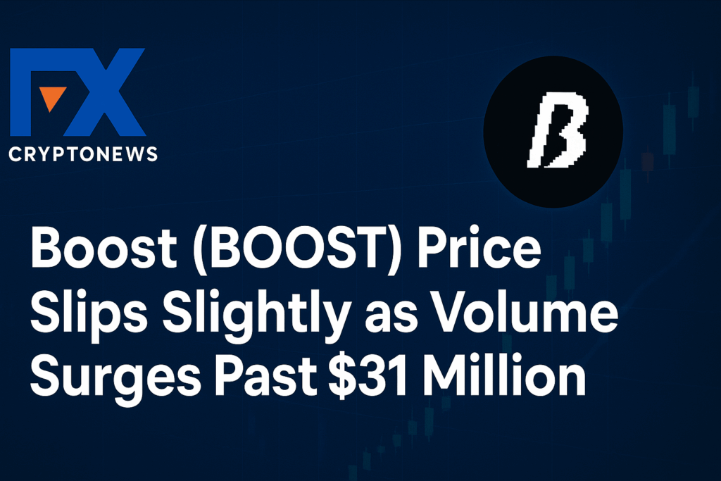Boost (BOOST) Price Slips Slightly as Volume Surges Past $31 Million