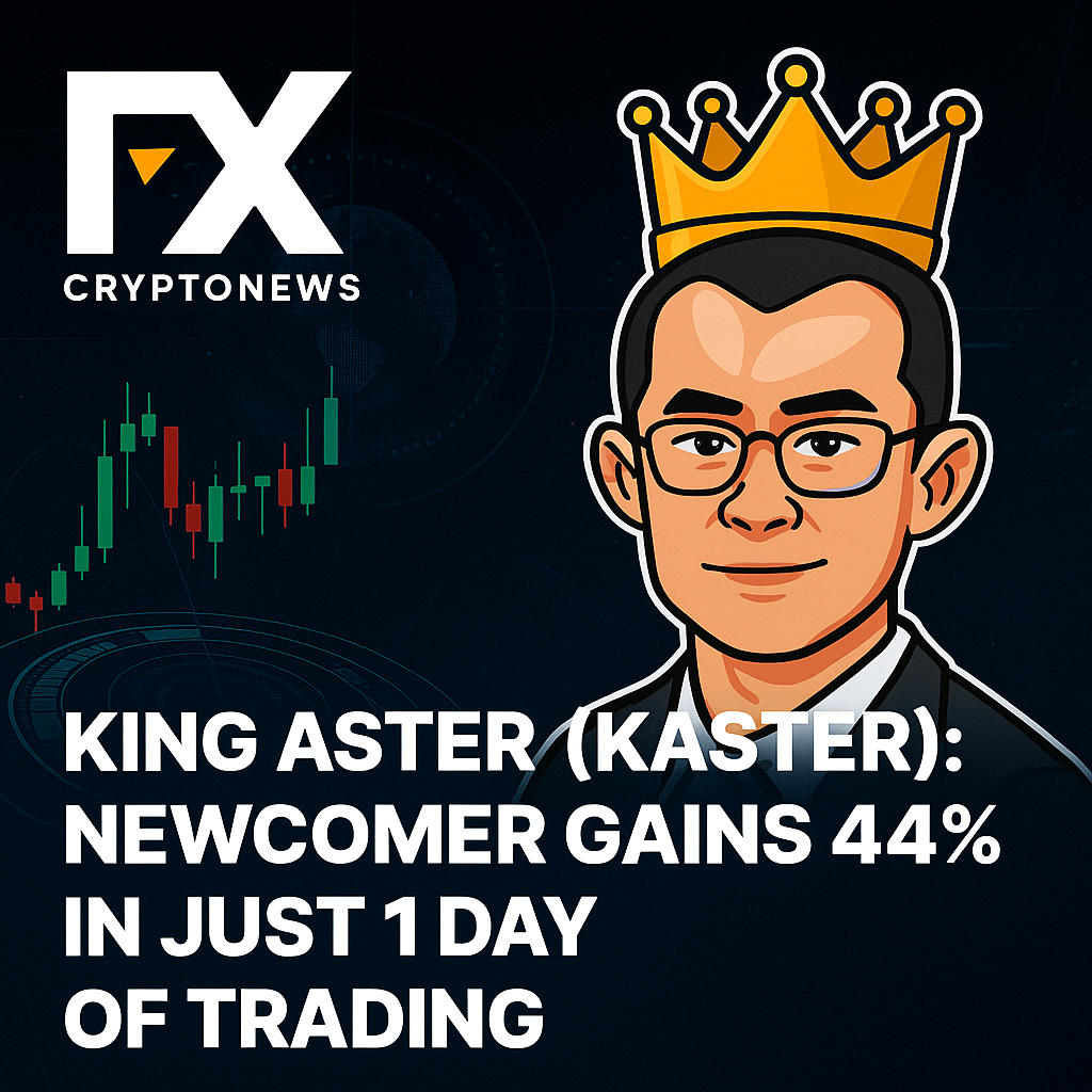 King Aster (KASTER): Newcomer Gains 44% in Just 1 Day of Trading