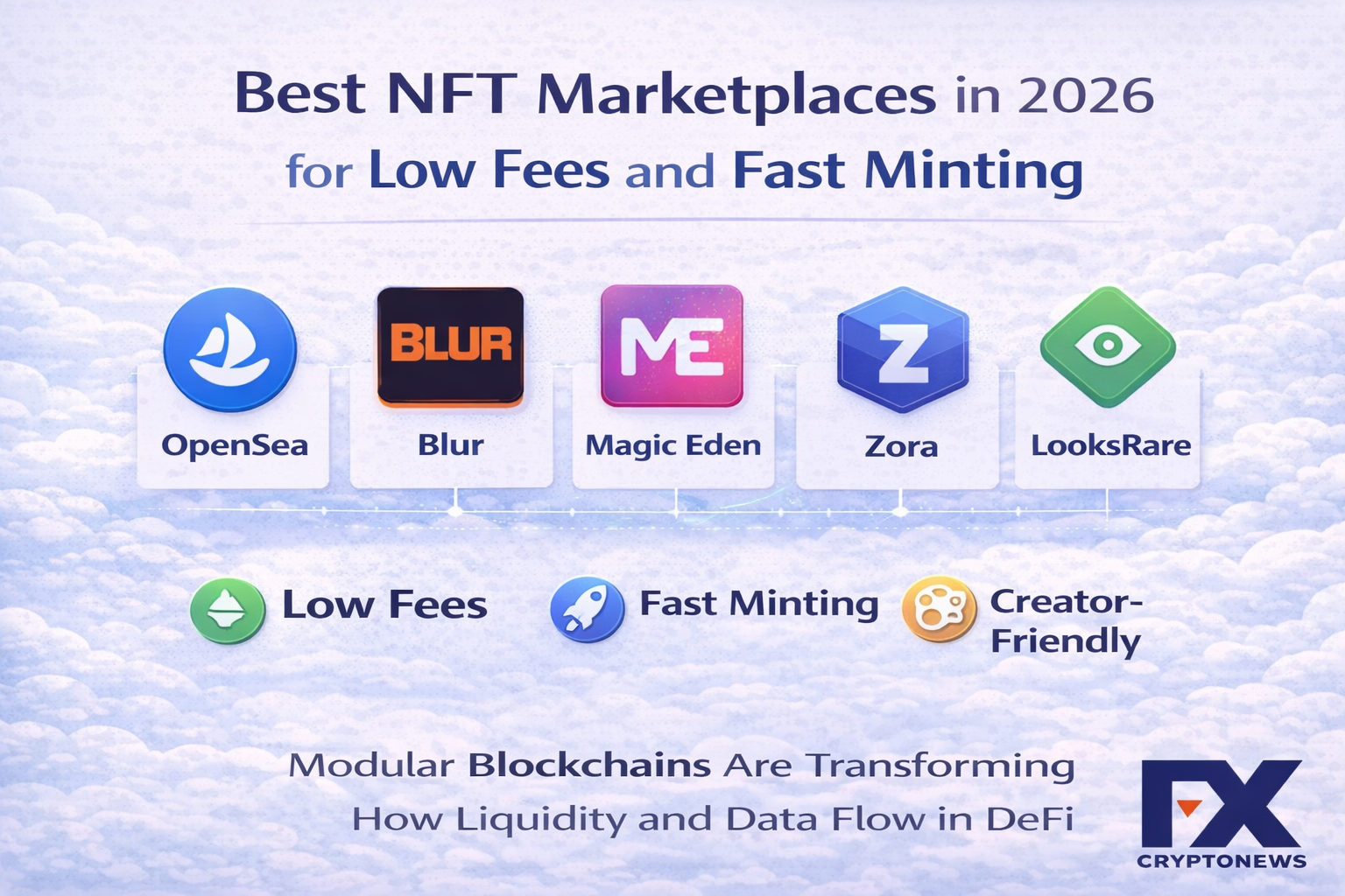 Best NFT Marketplaces in 2026 for Low Fees and Fast Minting
