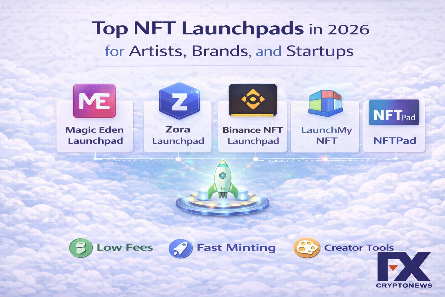 Top NFT Launchpads in 2026 for Artists, Brands, and Startups