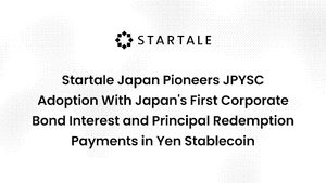 Startale Japan Launches Japan’s First Digital Corporate Bond Paid in JPYSC
